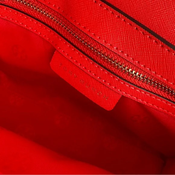 SOLD | NEW TORY BURCH Red Leather Crossbody Bag - Picture 6 of 7